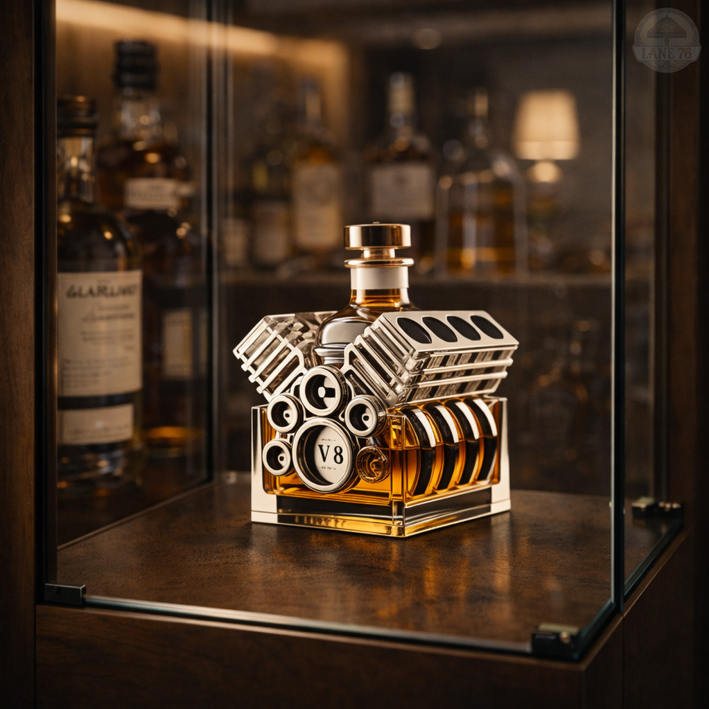 Carafe à Whiskey - Édition Moteur V8