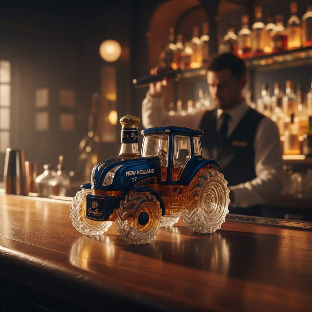 Carafe à Whiskey - Édition New Holland T7