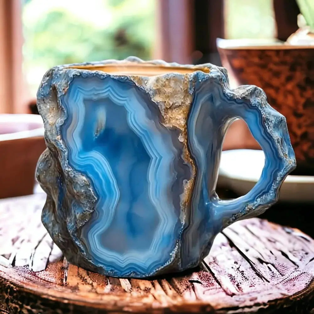 Tasses à Café en Minéral Infusé de Cristal