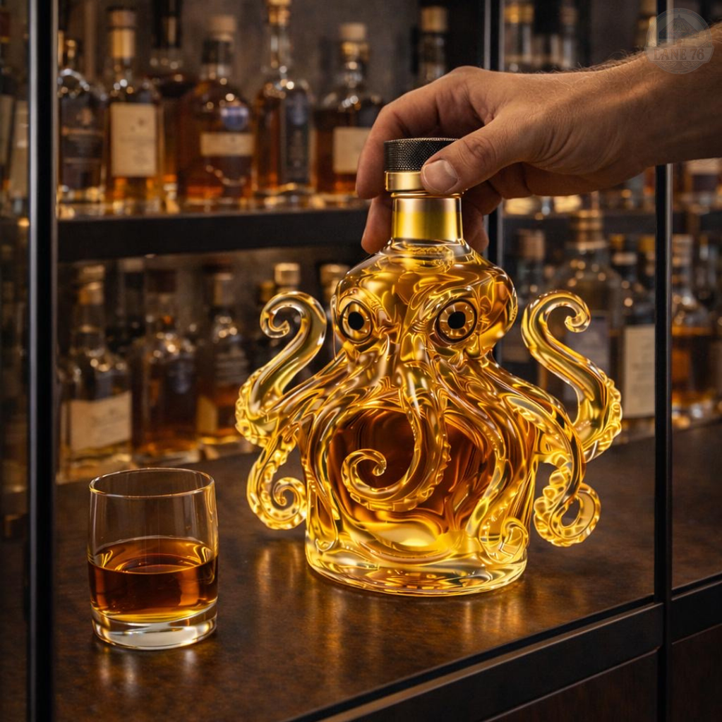 Carafe à Whiskey - Édition Pieuvre