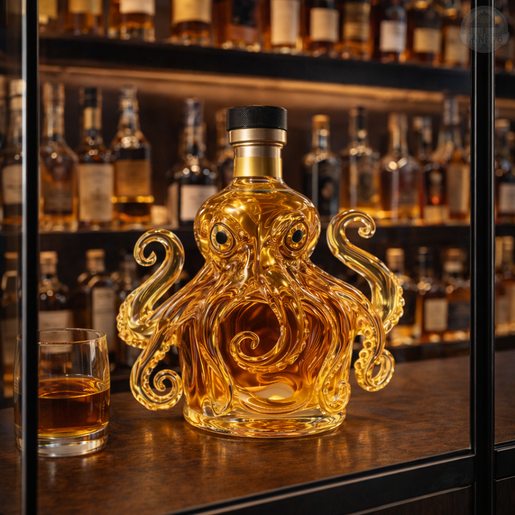 Carafe à Whiskey - Édition Pieuvre