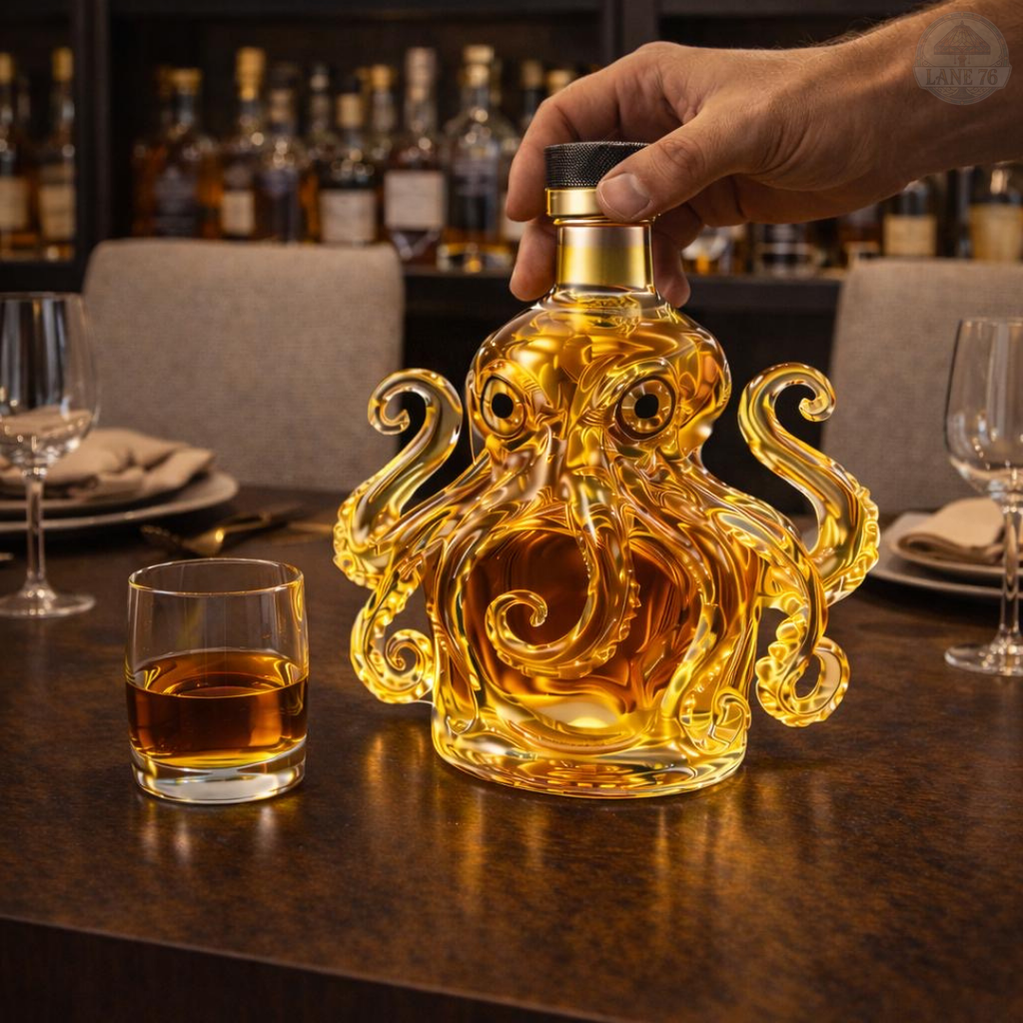 Carafe à Whiskey - Édition Pieuvre