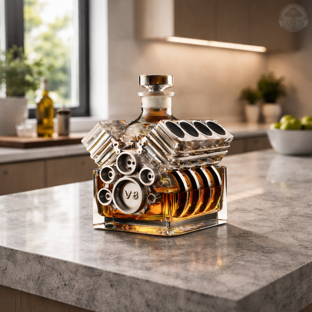 Carafe à Whiskey - Édition Moteur V8