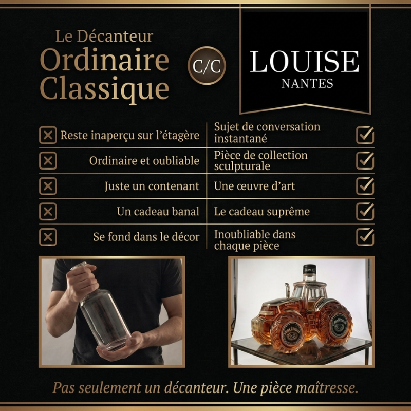 Carafe à Whiskey - Coffret avec Bouteilles et Verres